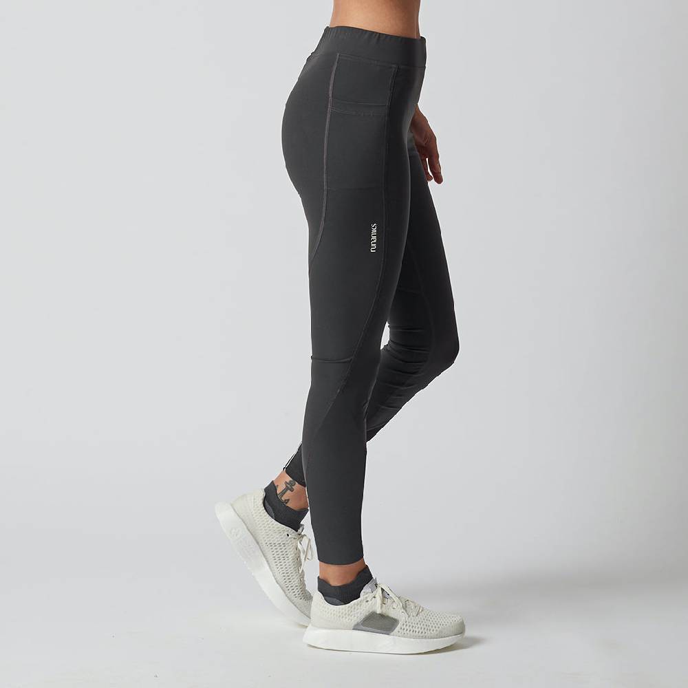 Runamics Lange Lauftights Damen, schwarz, mit Tasche Muttertagsangebot