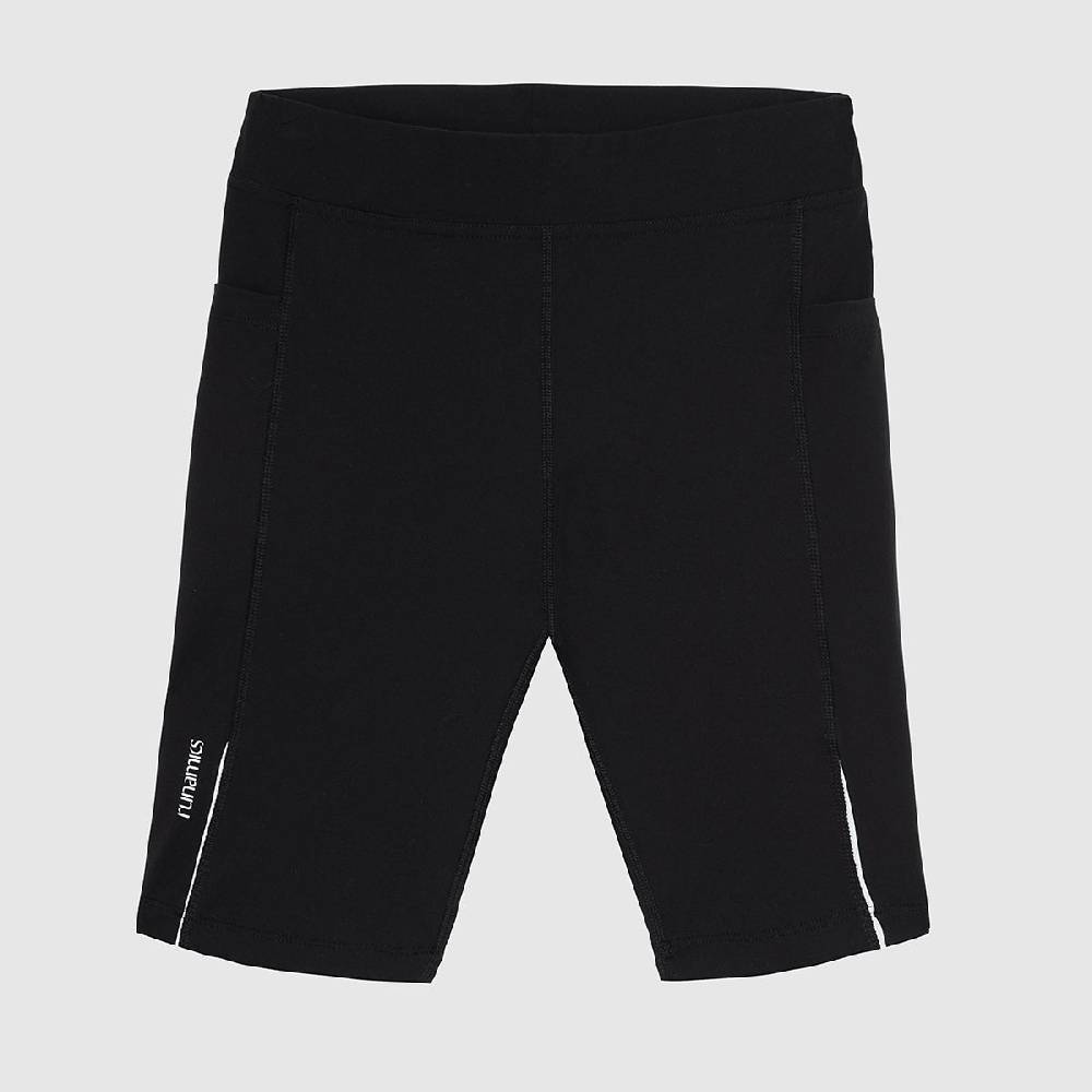 Runamics Kurze Lauftights Damen, schwarz, mit Tasche Jubiläumsangebot