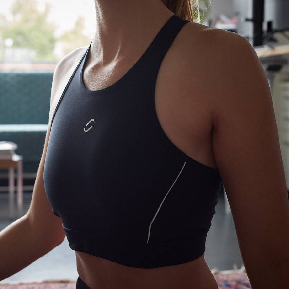 Runamics Crop Top Damen, bauchfrei, schwarz Neueste Mode