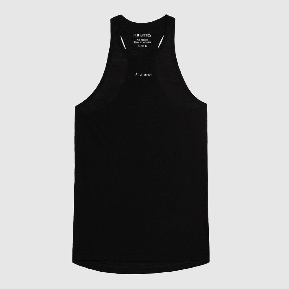 Runamics Superlight Merino Tanktop Damen, schwarz Exklusive Angebote