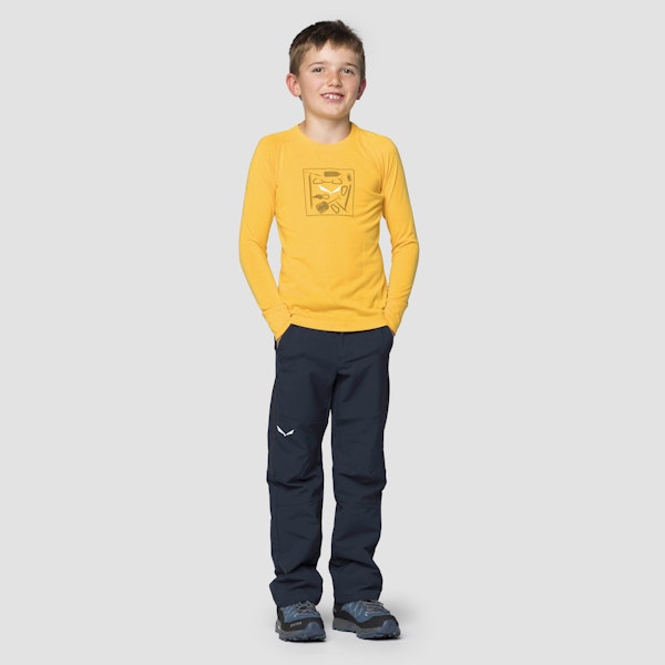 Salewa Pure Dry'ton Grafik Langarm Shirt Kind Meist gekauft