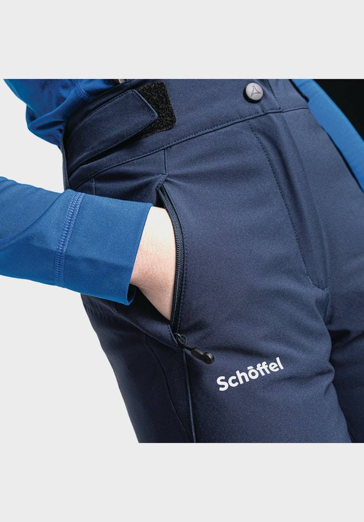 ﻿Schöffel Warme Skihose mit elastischen Hosenträgern im Angebot