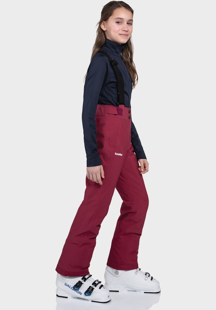 Schöffel Warme Skihose mit elastischen Hosenträgern Fabrikpreis