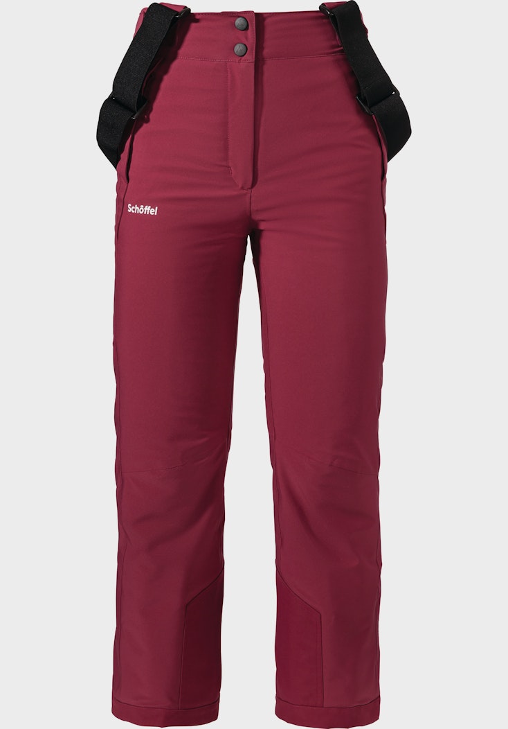 Schöffel Warme Skihose mit elastischen Hosenträgern Fabrikpreis