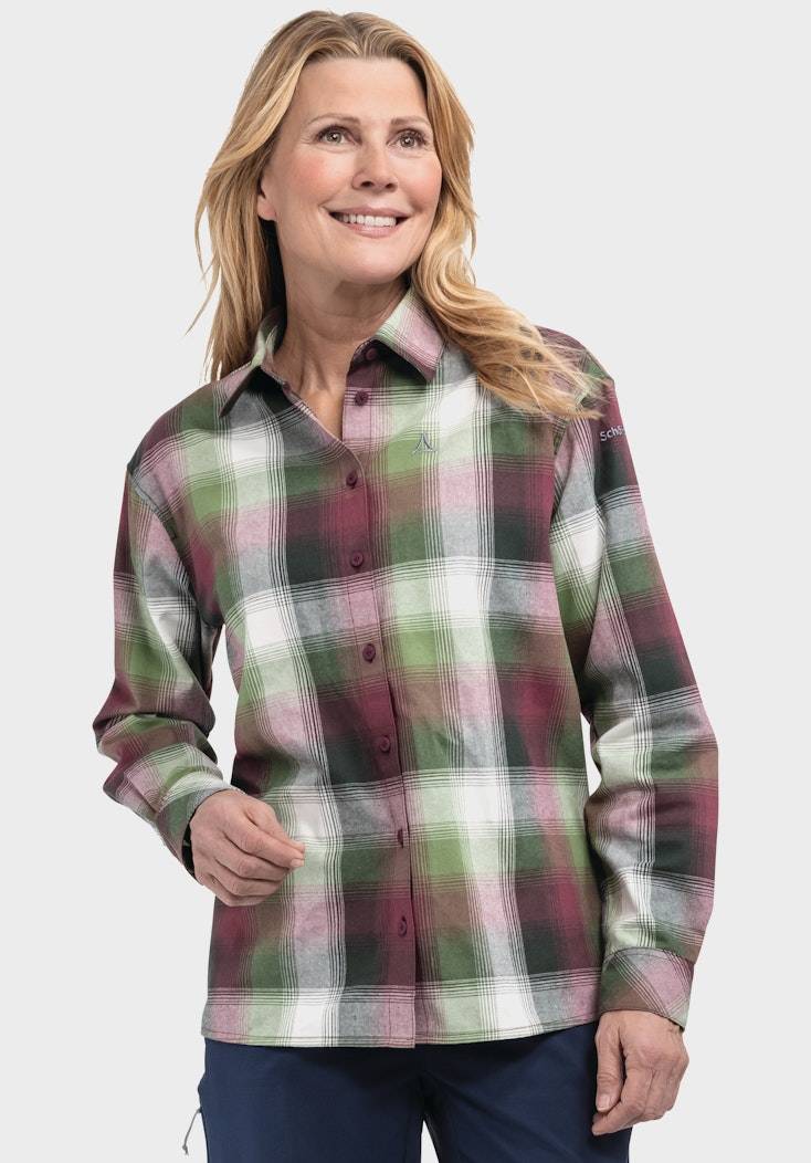 Schöffel Wanderbluse mit krempelbaren Ärmeln