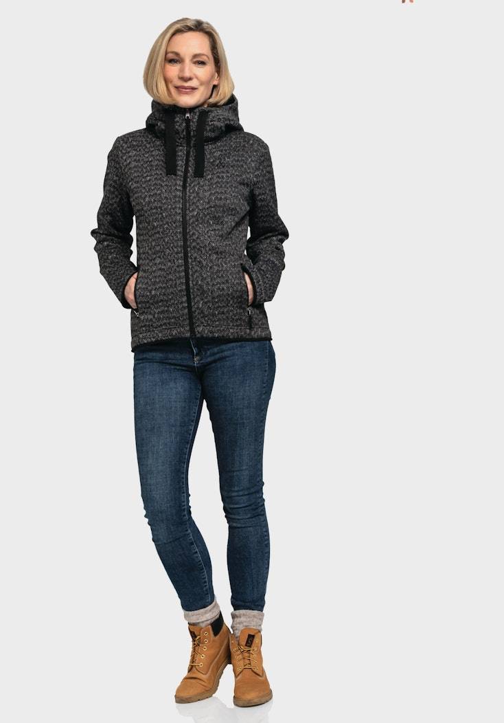 Schöffel Sehr warmer Fleece-Mix Hoody Saisonschlussverkauf