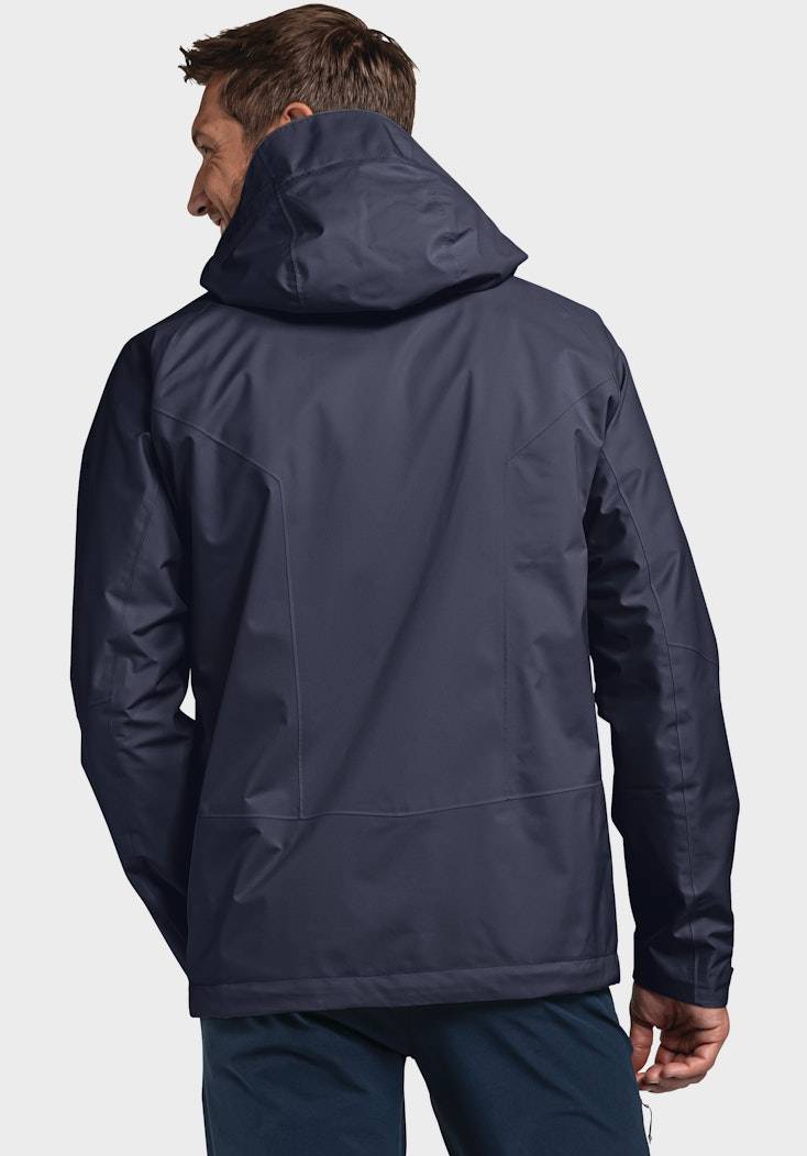 Schöffel Elastische Regenjacke mit Pack-Away Tasche Räumungsverkauf