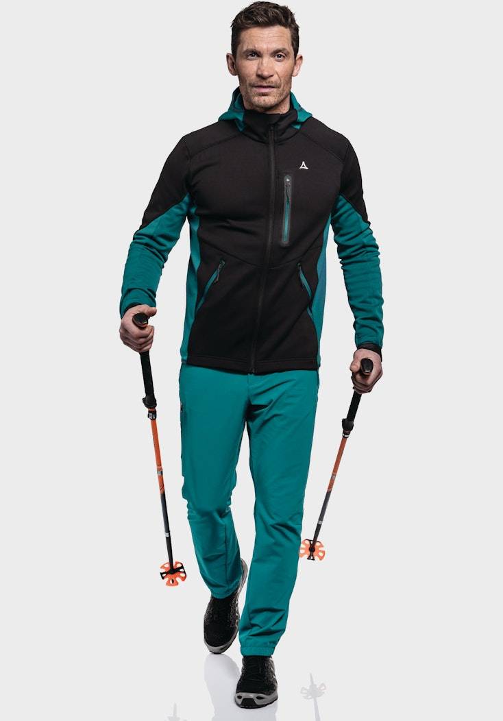 Schöffel Sportiver Fleece-Hoody aus Materialmix Online Shopping