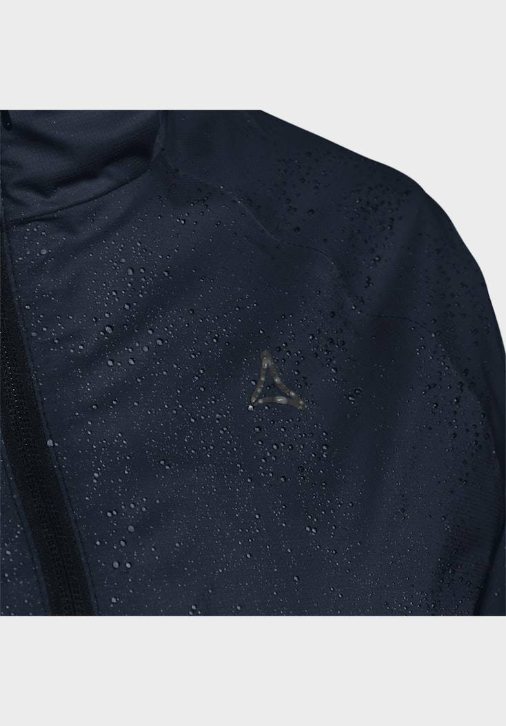 Schöffel Elastische Regenjacke mit Pack-Away Tasche Neuheiten