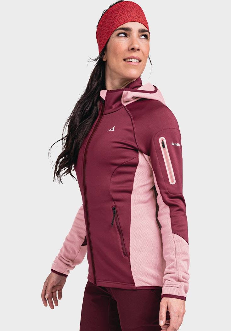 Schöffel Sportiver Fleece-Hoody aus Materialmix Bestseller