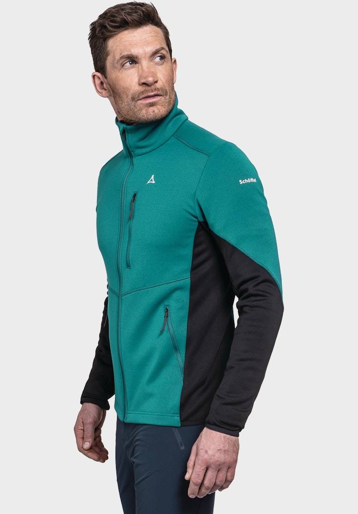 Schöffel Sportive Fleece-Jacke aus Materialmix Bis zu 60% Rabatt