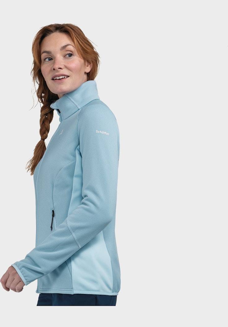 Schöffel Sportive Fleece-Jacke aus Materialmix 50% Rabatt mit kostenlosem Versand