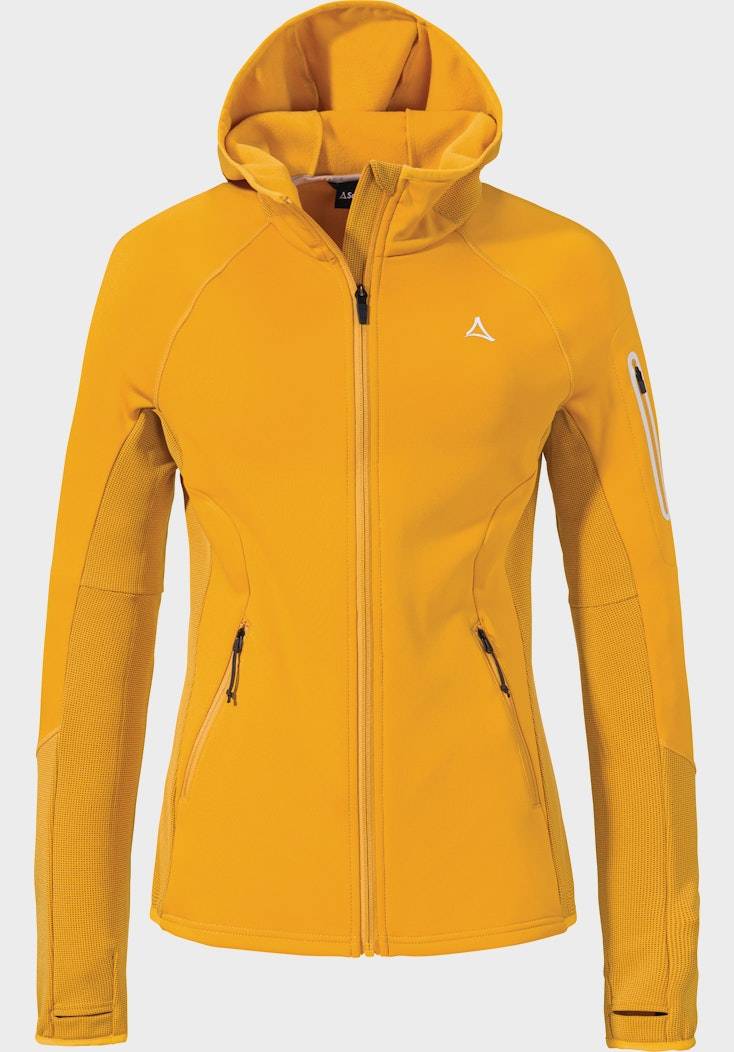 Schöffel Sportiver Fleece-Hoody aus Materialmix Kostenloser Versand international