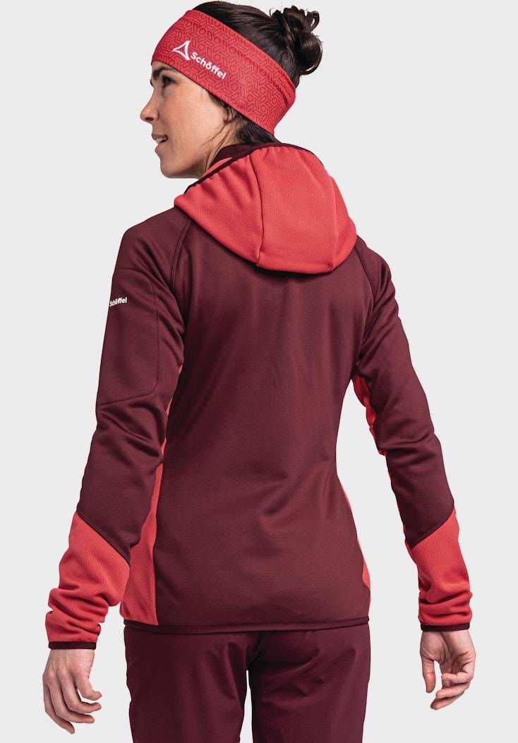 Schöffel Sportiver Fleece-Hoody aus Materialmix Fabrikladen