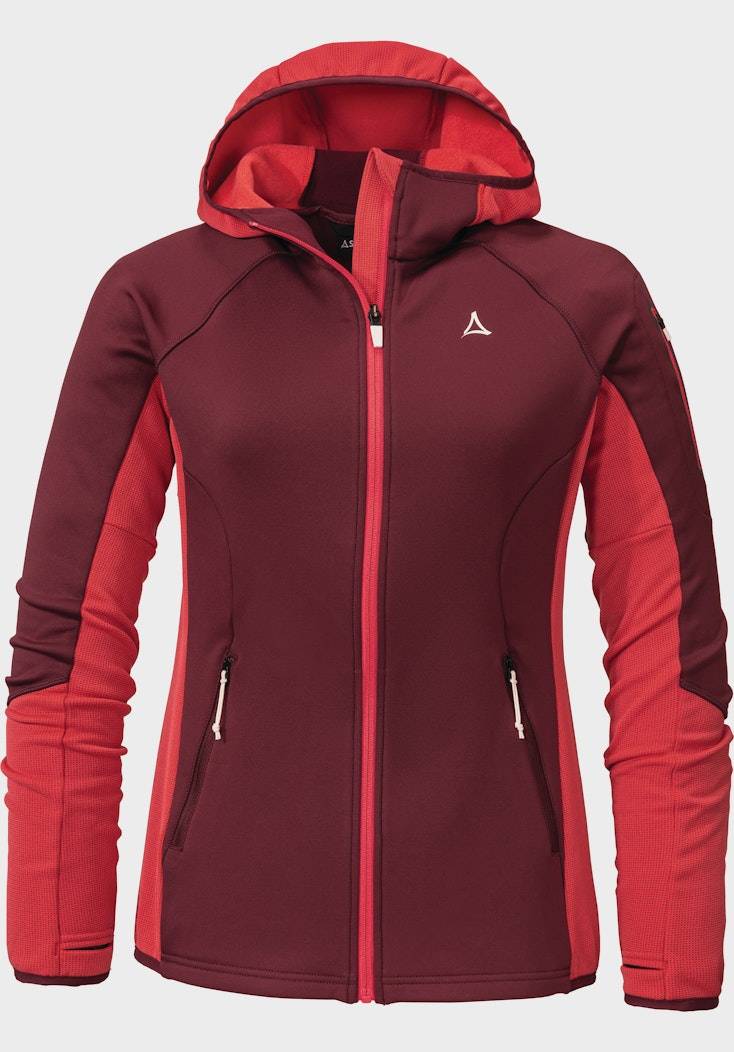 Schöffel Sportiver Fleece-Hoody aus Materialmix Fabrikladen