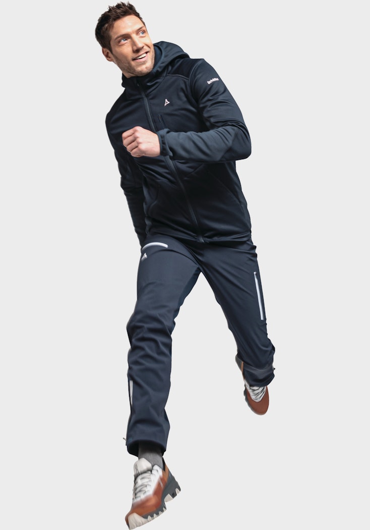 Schöffel Sportiver Fleece-Hoody aus Materialmix Bestseller