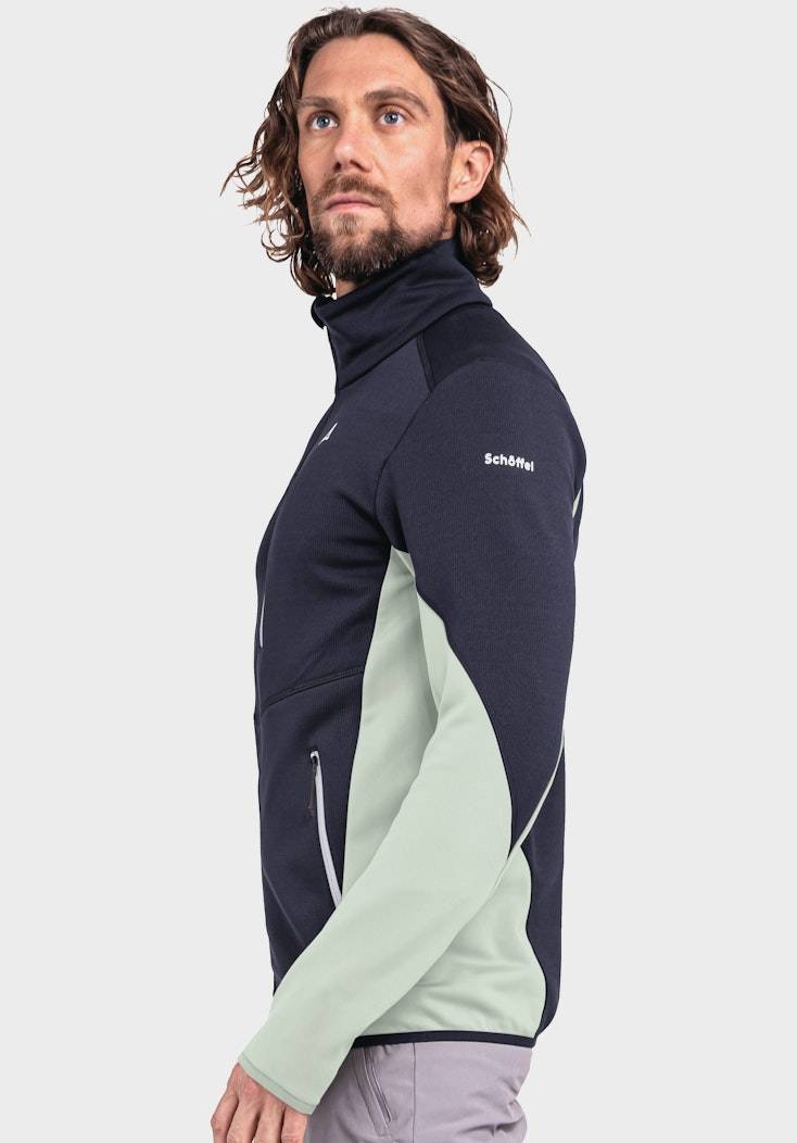 Schöffel Sportive Fleece-Jacke aus Materialmix Saisonale Angebote