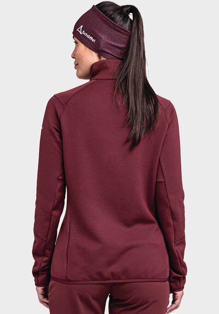 Schöffel Sportive Fleece-Jacke aus Materialmix 50% Rabatt mit kostenlosem Versand