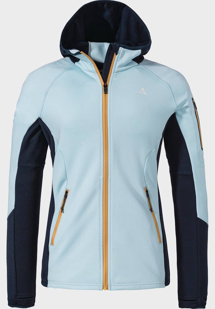 Schöffel Sportiver Fleece-Hoody aus Materialmix Weihnachtsangebot