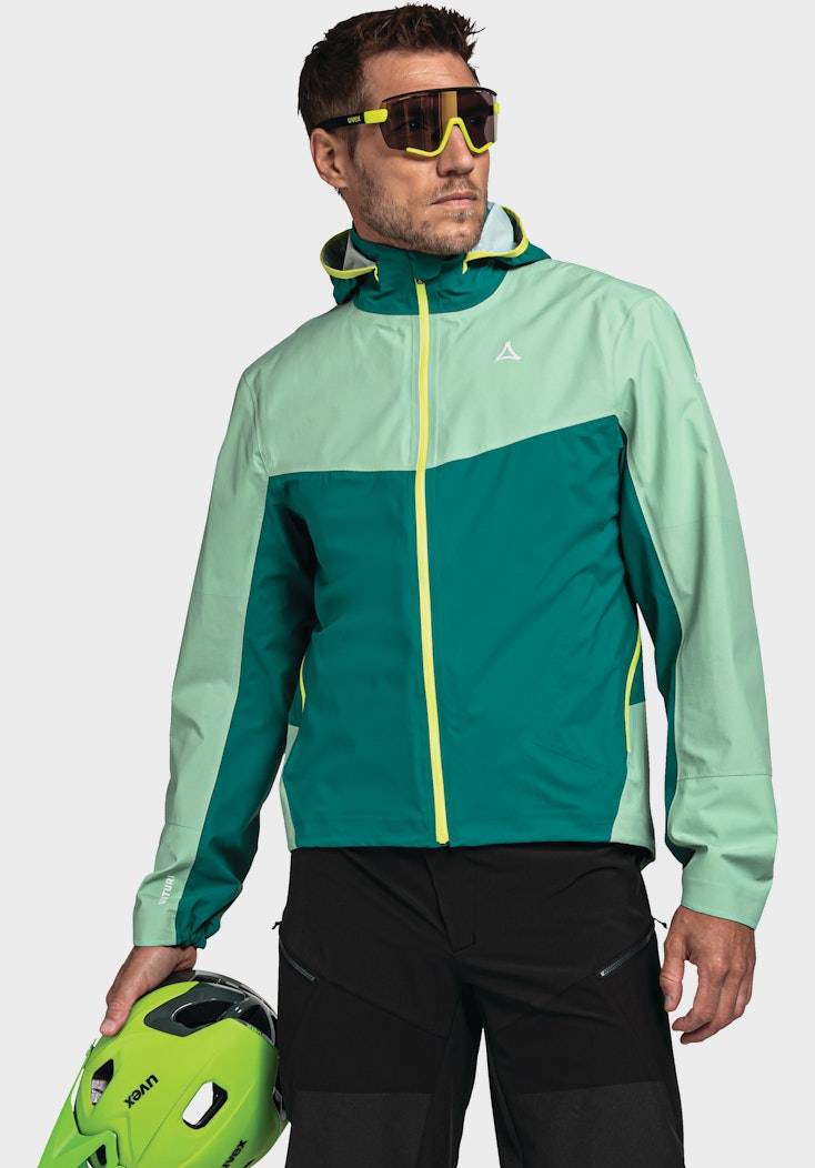Schöffel Regenjacke mit optimaler Bike Ventilation Schlussverkauf
