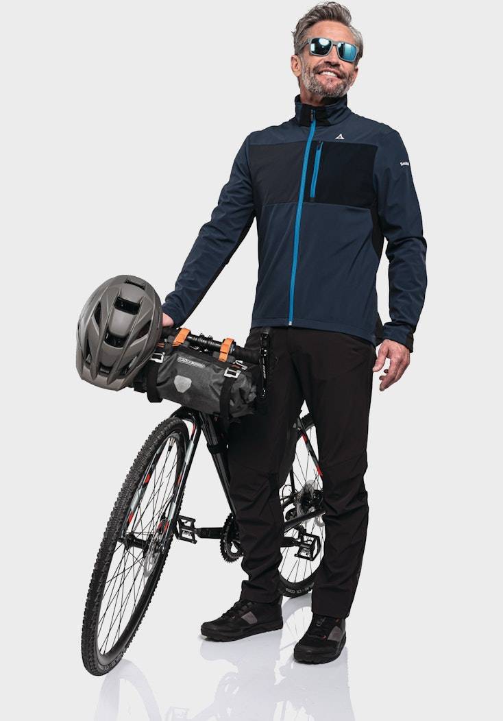Schöffel Bike Softshell Jacke mit Materialmix Neueste Mode