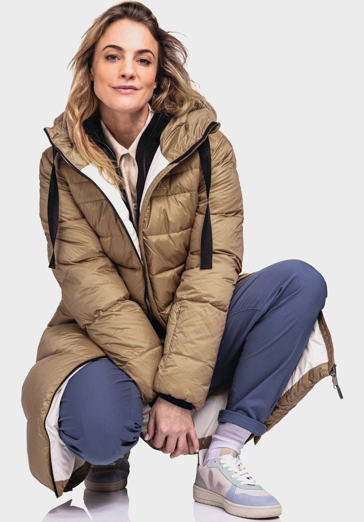 Schöffel Stylischer & super leichter Daunen Mantel Top Angebot