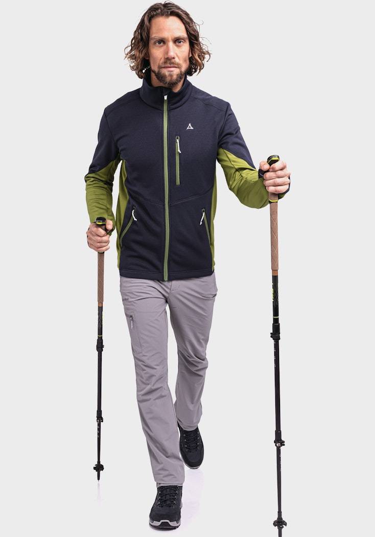 Schöffel Sportive Fleece-Jacke aus Materialmix Online