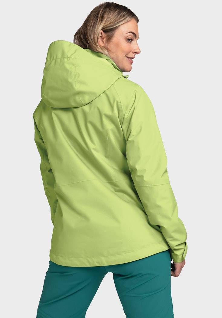 Schöffel Elastische Regenjacke mit Pack-Away Tasche Großer Ausverkauf