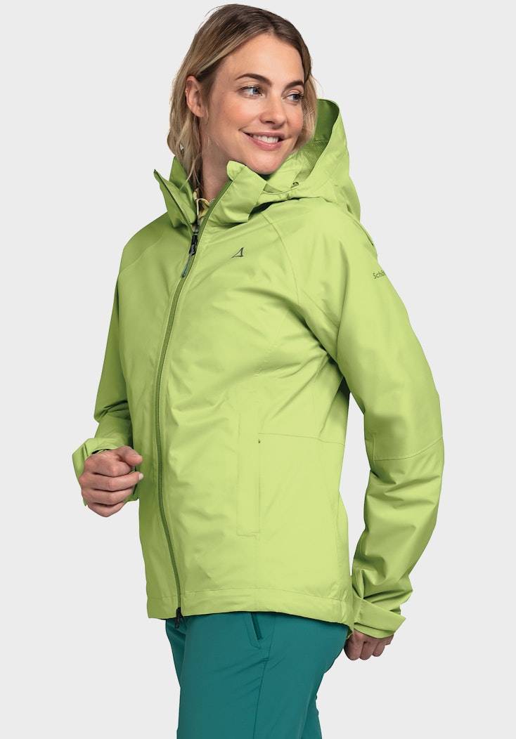 Schöffel Elastische Regenjacke mit Pack-Away Tasche Großer Ausverkauf