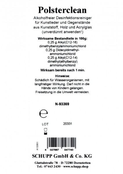 Schupp SCHUPP Polsterclean im Angebot