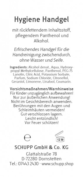 Schupp SCHUPP Hygiene Handgel JETZT KAUFEN