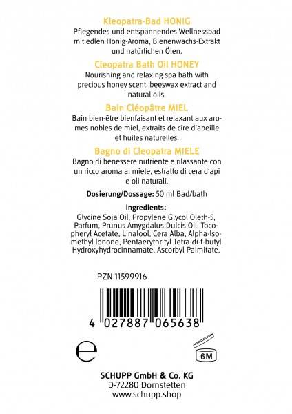 Schupp Kleopatra-Bad Honig Sonderangebote