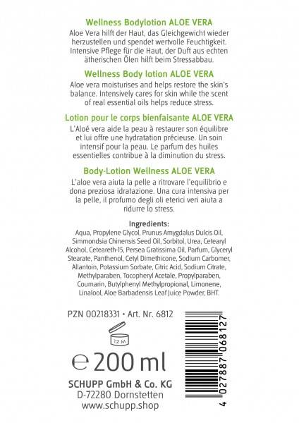 Schupp Wellness-Bodylotion Aloe Vera Schlussverkauf
