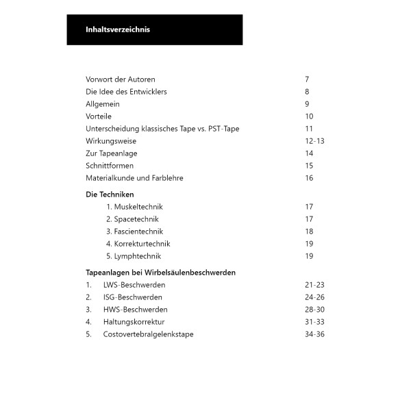 Schupp Lehrbuch - PST-Taping Saisonschlussverkauf