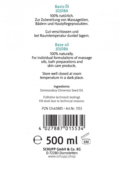 Schupp Basis-Öl Jojoba Weihnachtsangebot
