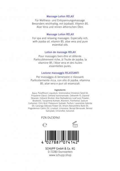 Schupp Massage-Lotion Relax Wochenangebot