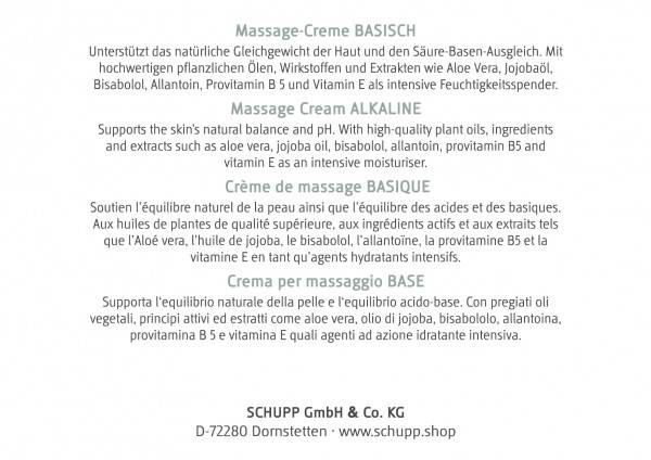 Schupp Massage-Creme Basisch Clearance-Verkauf