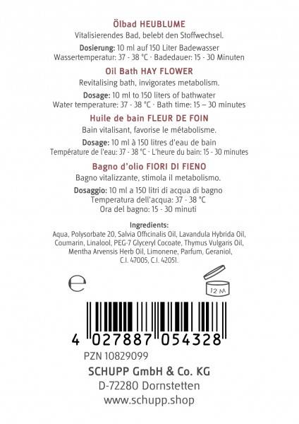 Schupp Ölbad Heublume Fabrikverkauf