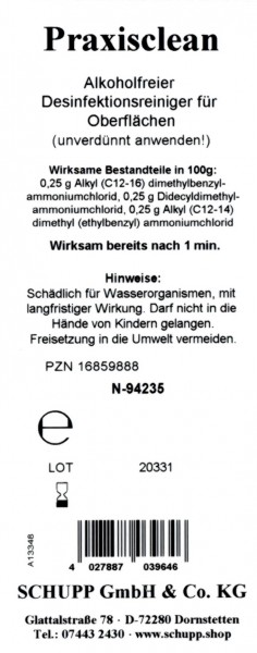 Schupp SCHUPP Praxisclean Saisonale Angebote