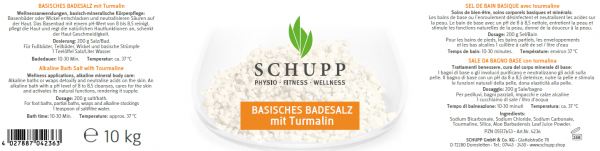 Schupp Basisches Badesalz mit Turmalin Nur noch ein Tag übrig