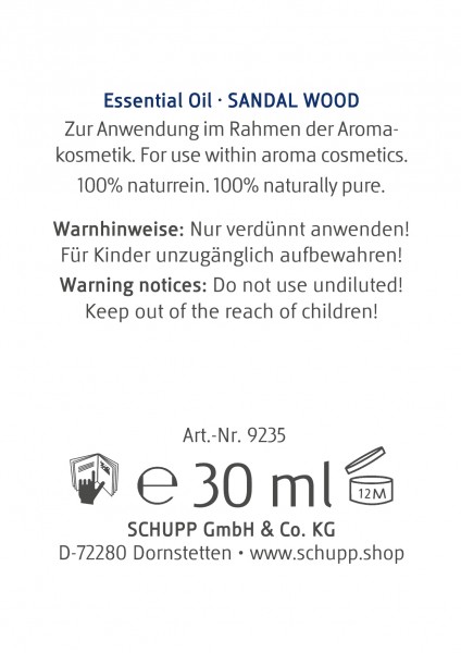 Schupp Ätherisches Öl Sandelholz Super Rabatt