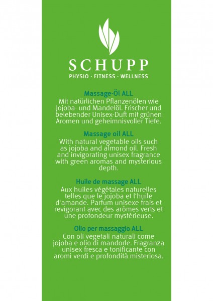 Schupp Massage-Öl 4 All Black Friday