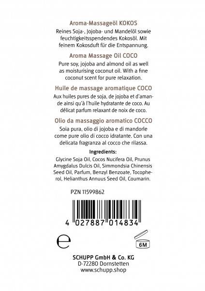 Schupp Aroma-Massage-Öl Kokos Neueste Mode