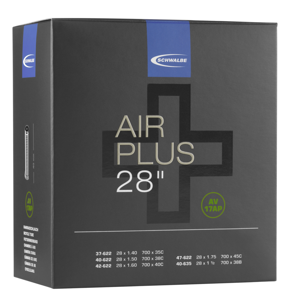 Schwalbe SCHWALBE AIR PLUS SCHLAUCH NR. 17AP (28") Räumungsverkauf