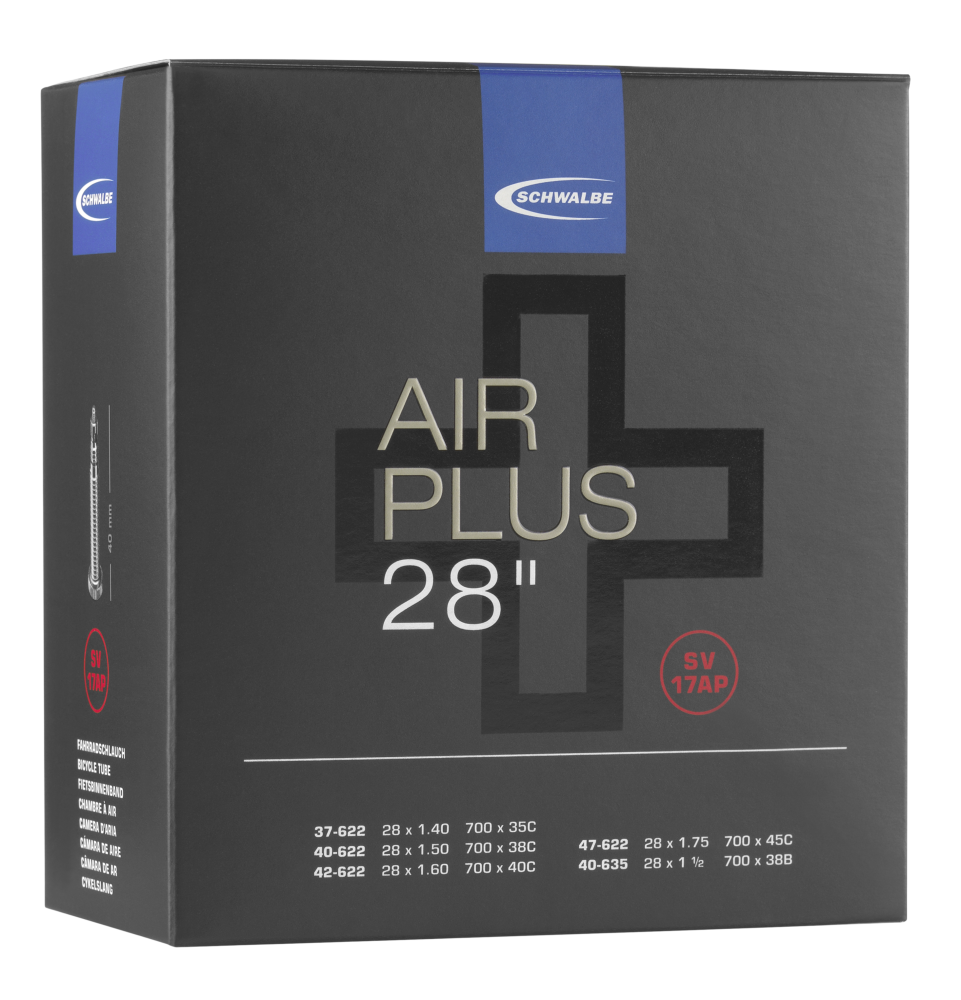 Schwalbe SCHWALBE AIR PLUS SCHLAUCH NR. 17AP (28") Räumungsverkauf