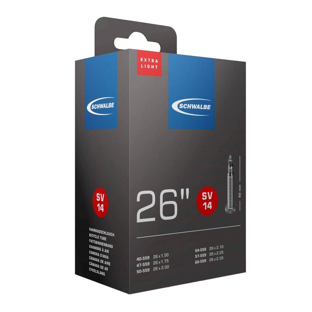 Schwalbe SCHWALBE SCHLAUCH NR. 14 EXTRA LIGHT (26") Bestseller