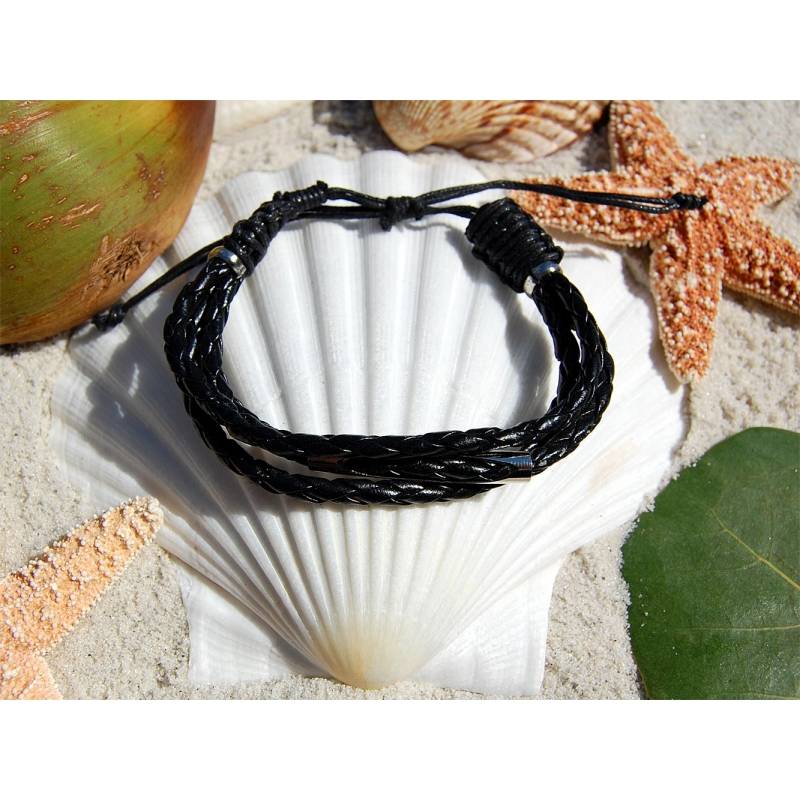 Seestern Sportswear Seestern Armband / Armbänder Echtleder Band mit Metal Öse Leder Modeschmuck /1006 Großer Ausverkauf