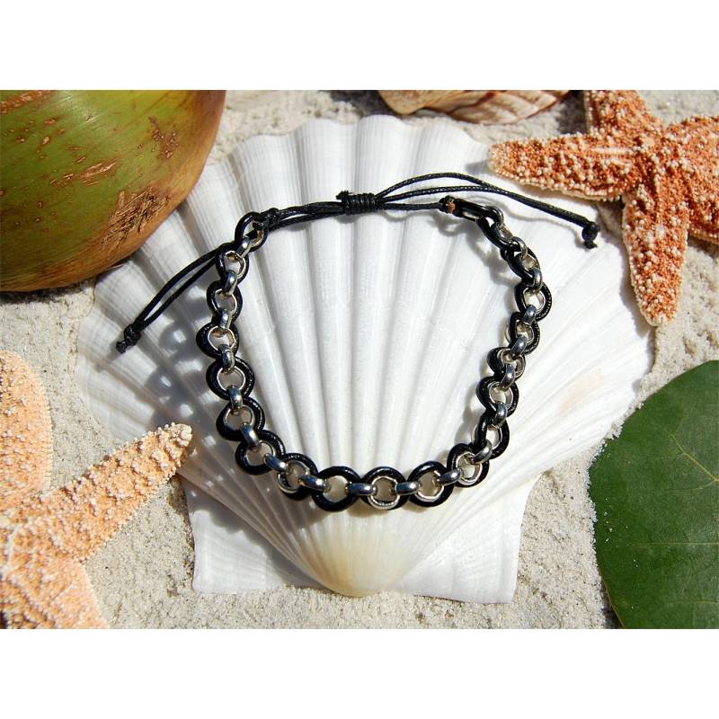 Seestern Sportswear Seestern Armband / Armbänder Echtleder Band mit Metal Ösen Leder Modeschmuck /1001 Begrenztes Angebot