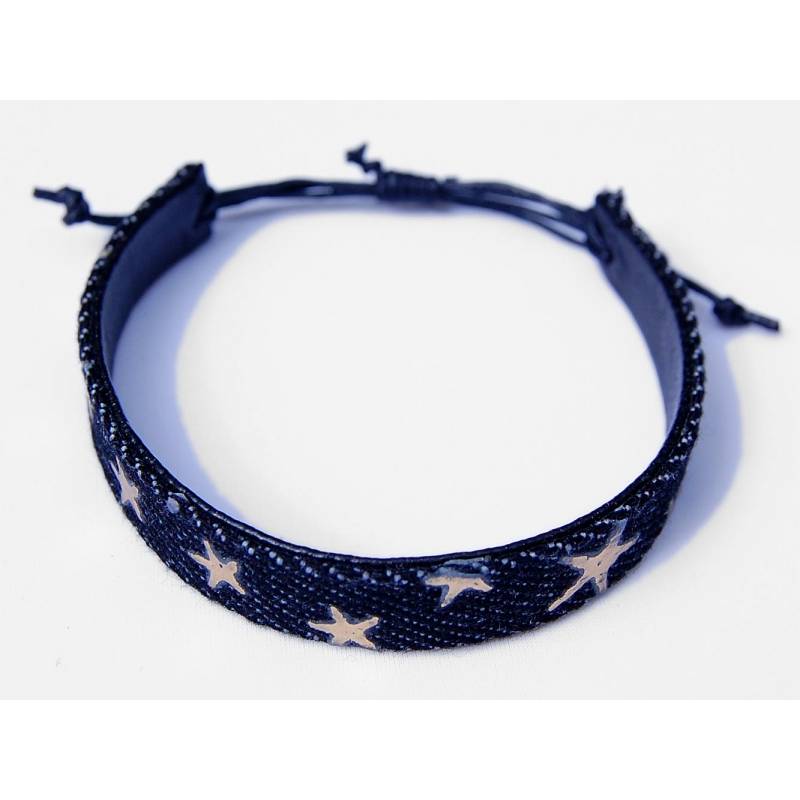 Seestern Sportswear SEESTERN Armband / Armbänder Jeans mit Seesternen in Metal Optik Modeschmuck/1807 Preisnachlass