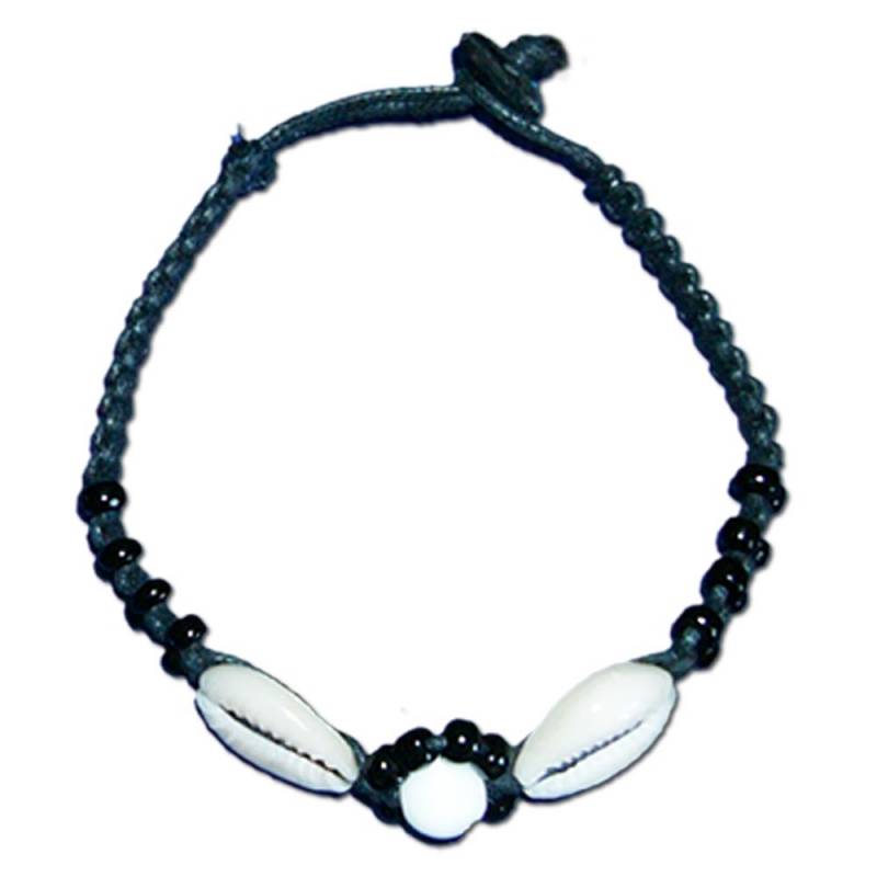 Seestern Sportswear SEESTERN Armband / Armbänder mit Kauri Muschel Design, Muschel Modeschmuck/012 Jubiläumsangebot